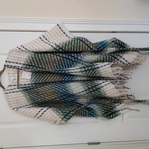 LC Lauren Conrad Twill Belted Topper in Dark Green - One Size